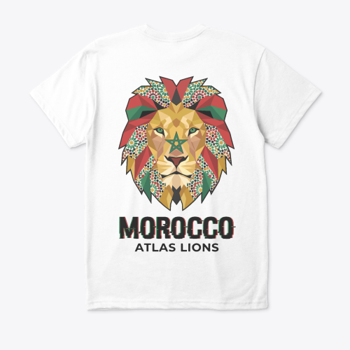 تيشيرت "Atlas Lions" – النجمة الخضراء والستايل العصري